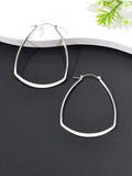 Asymmetrical Hoop Earrings Chic and Minimalist Accessories Holiday