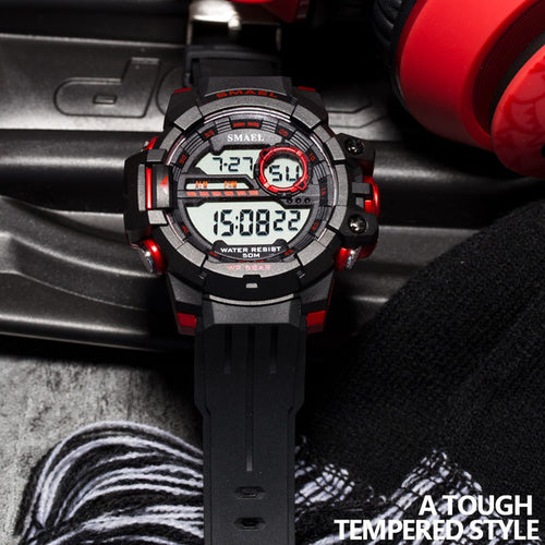 Sport Watch Waterproof LED SShock Resist