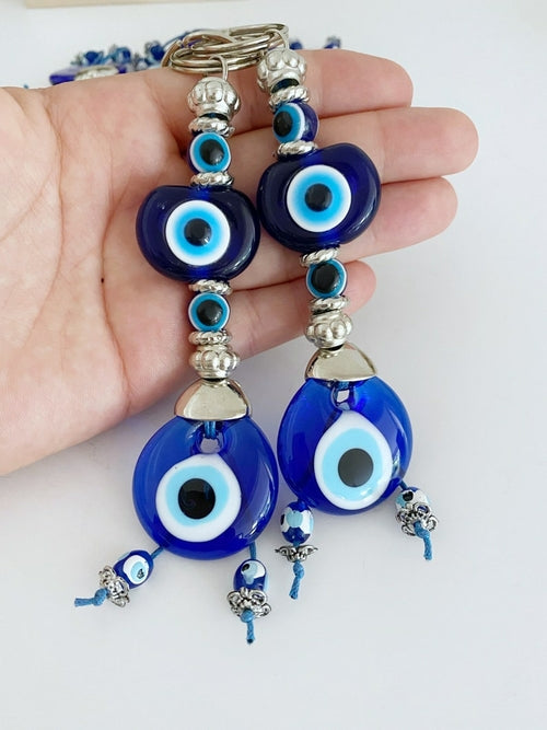Turkish Evil Eye Keychain for Protection, Evil Eye Accessories,